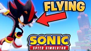 I Found How To *FLY* In Sonic Speed Simulator.. (NEW GLITCH)