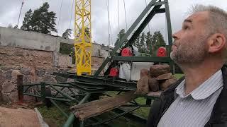 Homemade Tower-Boom Crane 19 Meters ️