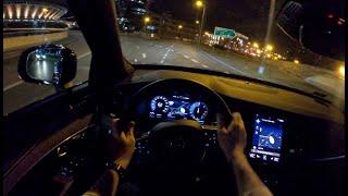 Volvo XC90 Night | 4K POV Test Drive #420 Joe Black