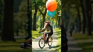 बंदर की साइकिल || #funny #cycle #comedy #animals #monkey #trending #बंदर #cute #bandar