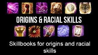 Skillbooks for Origins Racial Skills - Divinity Original Sin 2 MOD