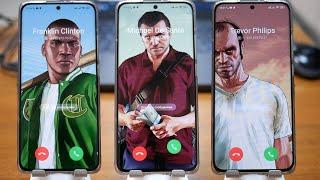 incoming call GTA 5 Ringtones Michael De Santa, Franklin Clinton, Trevor Philips