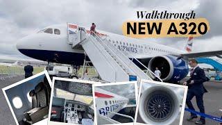 Walk Through: British Airways Brand New Airbus A320neo, latest interior, Club Europe.