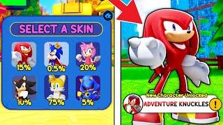  NEW *SECRET CODE* Gives ADVENTURE KNUCKLES In Sonic Speed Simulator!