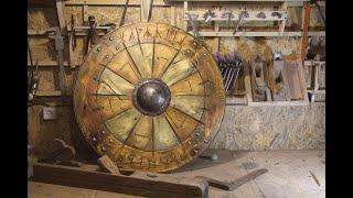 Making a Viking Round Shield Щит викингов своими руками