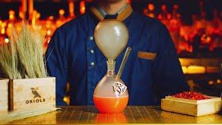 Marine Drive - Honey-Smoked Gin Cocktail | Delightful Drinks