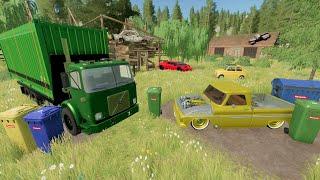 Garbage man finds treasure at abandoned barn | Farming Simulator 22