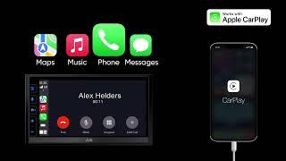 NEW 2022 JVC Apple CarPlay Wired Demo