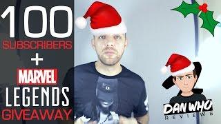 Merry Christmas + 100 Subscriber Marvel Legends Giveaway