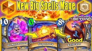 New Big Spells Mage Deck Makes Other Decks Very Happy To Play At The Great Dark Beyond | Hearthstone