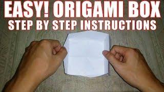 How to Make a Paper Box – Easy Origami Box Step By Step Instructions!