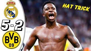 Real Madrid vs Dortmund 5-2- All Goals & Highlights -2024