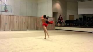 Willow Parsell, level 9, rope routine,  Plano TX