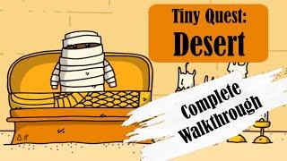 Tiny Quest Desert Complete Walkthrough | Beautiful Puzzle Adventure by Tiny Sprout