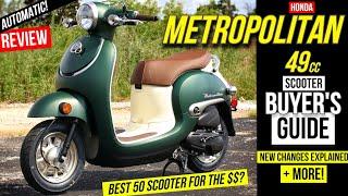 New Honda Metropolitan / Giorno 49cc Scooter Review + Specs | Better than the Ruckus & NAVi?