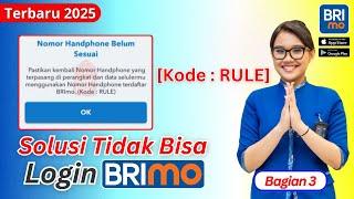 Gagal Login BRimo Muncul Kode: RULE (Bagian 3) | Solusi Tidak Bisa Login BRimo Muncul Kode RULE