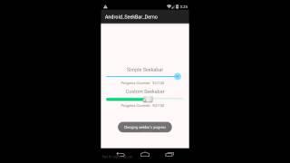 Android Seekbar Demo