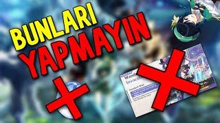 GENSHIN'E BAŞLARKEN BİLMENİZ GEREKEN ŞEYLER! | Genshin Impact Türkçe