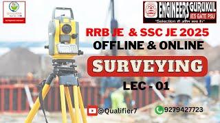 SURVEYING LEC (01)  II RRB JE  II SSC JE II STATE  AE/ JE  II QUALIFIER