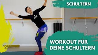 Dein Schultergürtel Workout. Entspannte Schultern, gelöster Nacken, freier Kopf. Die Pilatisten.