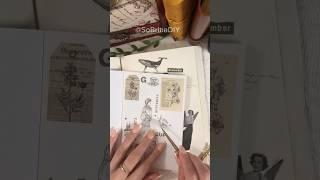 ASMR VINTAGE SCRAP #journaling #scrapbooking #journal #scrapbookdiy #sticker #scrap #journalwithme