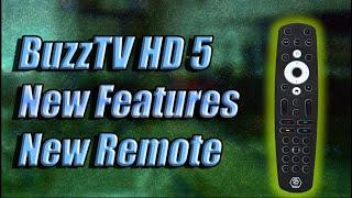 Buzz TV HD5 New Features NEW REMOTE Everything You Need To Know