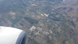 Flying Over Rural Chile Heading To Arturo Merino Benítez International Airport In Santiago