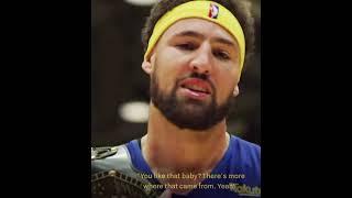Klay Thompson shows off Warriors championship belt #shorts