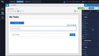 Developing a no-code ToDo App using Backendless UI Builder - 100% Codeless