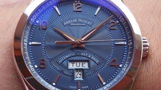 Armand Nicolet | M02 Day Date | 9740A-BU-M9740   hands on | watch therapy