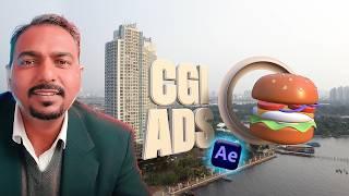 Give me 15 Minutes and I will teach to How to make Stunning 3D CGI Ads in After Effects