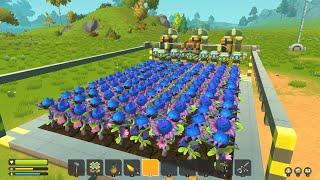 How to make an automatic system irrigation, planting and collect crops : Scrap Mechanic #8 Tutorial