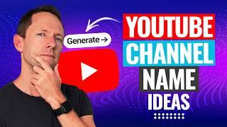 YouTube Channel Name Ideas (+ AI YouTube Name Generator!)