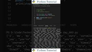 Removing Stop Words From Text In Python | Python Tutorial