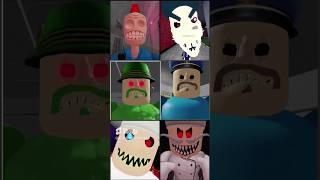 Roblox - Siren cops sir Scary vs Larry prison and Barry prison vs Mr scary diner papa pizzeria