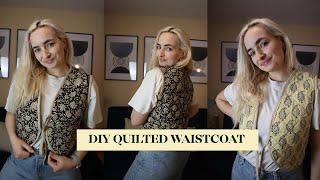 DIY Reversible Quilted Waistcoat - I'm obsessed!