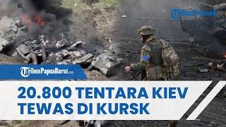 Rusia Klaim Ukraina Kehilangan 20.800 Tentara di Kursk dan Ratusan Tank Hancur, Operasi Kiev Gagal?