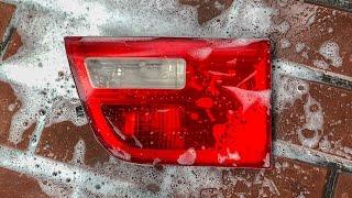 Восстановление и полировка задних фонарей стопов BMW X5 E53 Restoring and polishing the rear lights