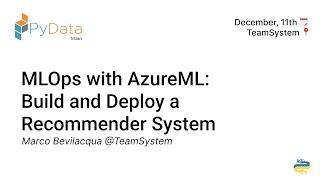  MLOps with AzureML: Build and Deploy a Recommender System