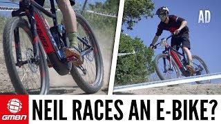 Neil Races The Sea Otter E-Bike Mountain Bike Race