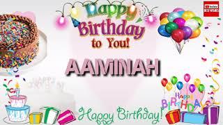 Happy Birthday AAMINAH _||_ Birthday Song_||_Best_Wishes_||