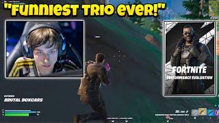 Peterbot TROLLING in TRIO CASH CUP with his NEW TRIO! (30 kill win)