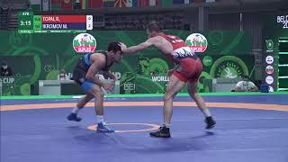 Qual. FS - 61 kg: R. TOPAL (TUR) v. M. IKROMOV (TJK)