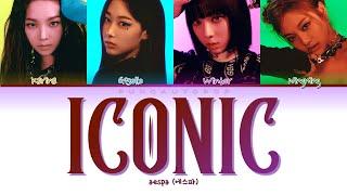 aespa 에스파 " ICONIC " Lyrics (ColorCoded/ENG/HAN/ROM/가사)