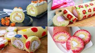 4 Easy Swiss Roll Recipe | Yummy