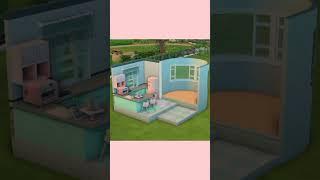 Pastel kitchen || no CC || The Sims 4 #sims4 #thesims4 #sims4speedbuild #speedbuild