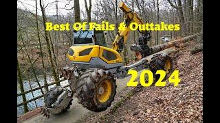 *FAIL & OUTTAKES* BEST OF 2024 • by Forestmachine Impressions • Drones • Cameras • Machines