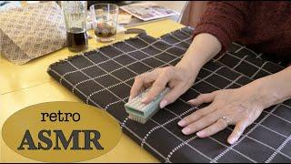 1960s Shopping Haul  ASMR  Fabric Handling, Smoothing, Brushing   Magazine Crinkles (No Talking)