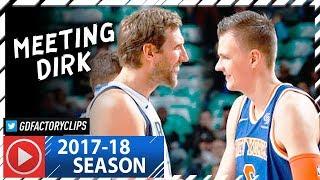 Kristaps Porzingis Full Highlights vs Mavericks (2018.01.07) - 29 Pts, 8 Reb vs Dirk!