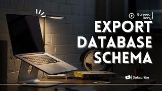 How to Export Schemas database using expdp